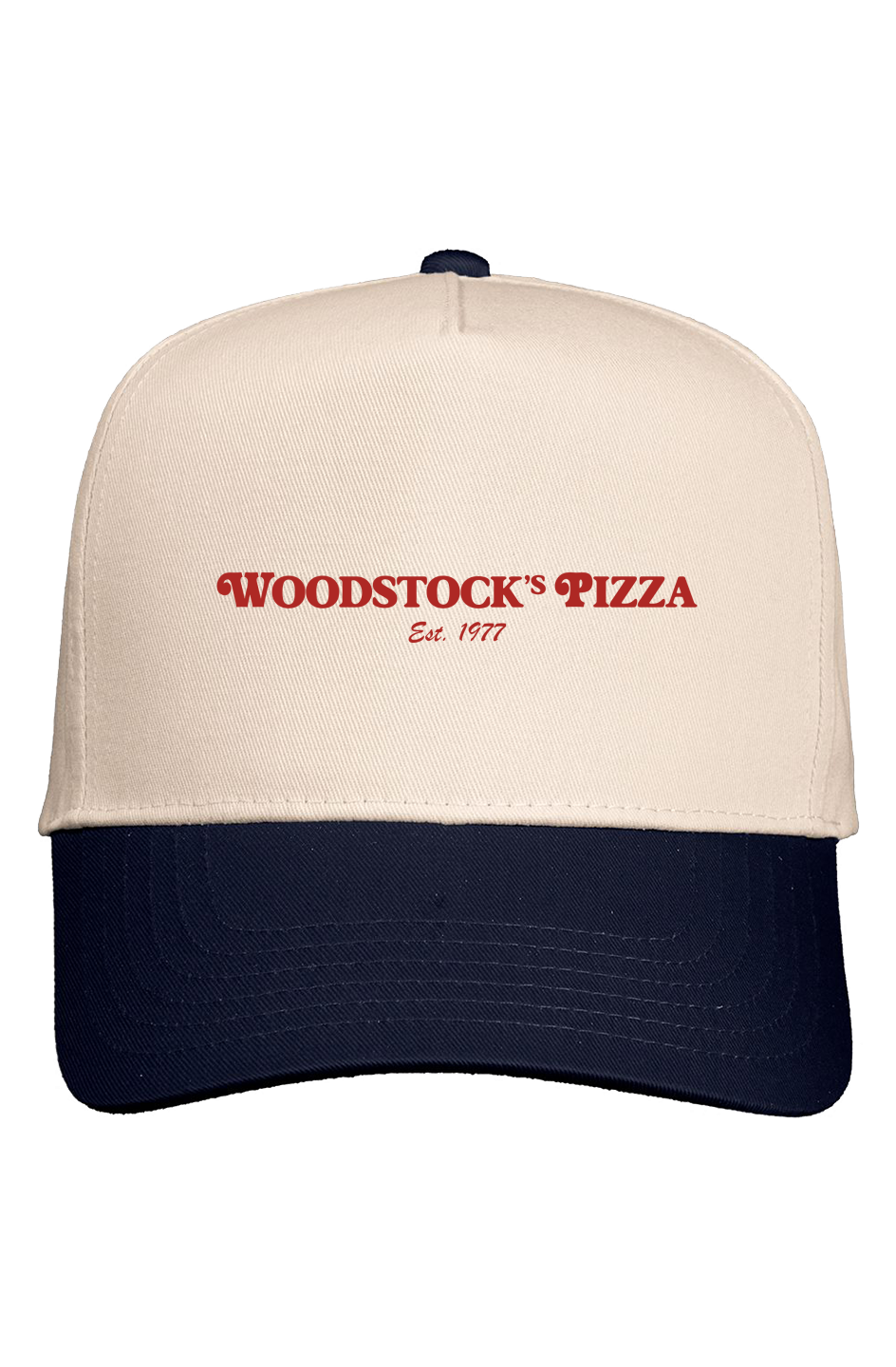Woodstocks's Vintage Five Panel Two Tone Cap